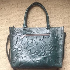 Patricia Nash Teal Leather Bag